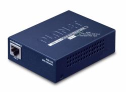 PLANET POE-171S séparateur voix-données Connexion Ethernet, supportant l'alimentation via ce port [PoE] Bleu 