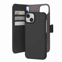 PURO PUIPC1567BOOKC3BLK coque de protection pour téléphones portables 17 cm [6.7"] Étui avec portefeuille Noir 