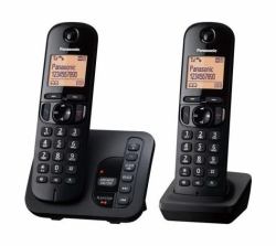 Panasonic KX-TGC222EB téléphone Téléphone DECT Identification de l'appelant Noir  - Version UK