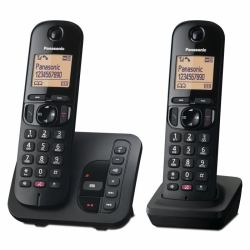 Panasonic KX-TGC262EB téléphone Téléphone DECT Identification de l'appelant Noir  - Version UK