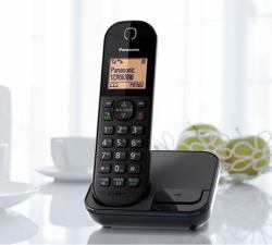 Panasonic KX-TGC410EB téléphone Téléphone DECT Identification de l'appelant Noir  - Version UK