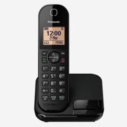 Panasonic KX-TGC412EB téléphone Téléphone DECT Identification de l'appelant Noir  - Version UK
