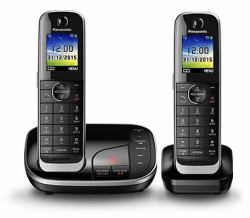 Panasonic KX-TGJ322E Téléphone DECT Identification de l'appelant Noir  - Version UK