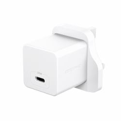 PanzerGlass empower™ by ® Turbo 30W Charger Single USB-C | UK Plug | Silver White Blanc 