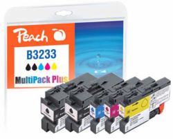 Peach LC-3233 cartouche d'encre 5 pièce[s] Noir, Cyan, Magenta, Jaune 