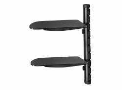 Peerless ACCSH300 Etagère audiovisuelle Noir Verre 