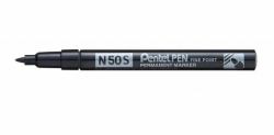 Pentel N50S marqueur 1 pièce[s] Pointe ogive Noir 