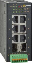 Perle IDS-106GE-2SFP Non-géré Gigabit Ethernet [10/100/1000] Noir 