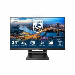 Philips 242B1TC/00 écran plat de PC 60,5 cm [23.8"] 1920 x 1080 pixels Full HD LED Écran tactile Noir 