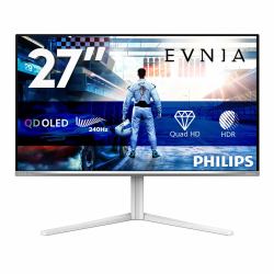 Philips Evnia 6000 27M2N6501L/00 écran plat de PC 67,3 cm [26.5"] 2560 x 1440 pixels Quad HD QD-OLED Blanc 