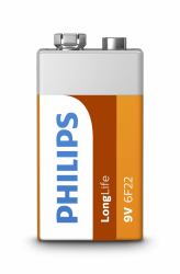 Philips LongLife Batterie 6F22L1F/10 