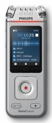 Philips DVT4115 Digital Voice Tracer Carte flash Chrome, Argent 