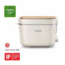 Philips Eco Conscious Edition HD2640/10 Grille-pain - plastiques 100% biosourcés² 