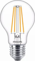 Philips by Signify Philips Ampoule transparente à filament 75 W A60 E27 