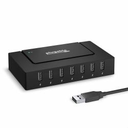Plugable Technologies USB2-HUB7BC-EU hub & concentrateur USB 2.0 Type-B 480 Mbit/s Noir 