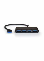 Port Designs 900121 hub & concentrateur USB 3.2 Gen 1 [3.1 Gen 1] Type-A 5000 Mbit/s Noir 