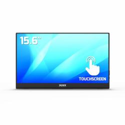 Port Designs 902101T écran plat de PC 39,6 cm [15.6"] 1920 x 1080 pixels Full HD LCD Écran tactile Noir 