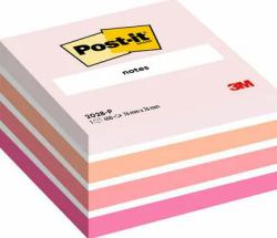 Post-It 2028-P Carré Orange, Rose, Blanc 450 feuilles Auto-adhésif 