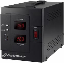 PowerWalker AVR 3000/SIV régulateur de tension 230 V Noir 