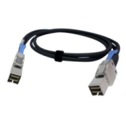 QNAP CAB-SAS05M-8644 câble Serial Attached SCSI [SAS] 0,5 m Noir 