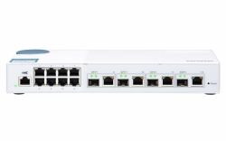QNAP QSW-M408-4C commutateur réseau Géré L2 Gigabit Ethernet [10/100/1000] Blanc 