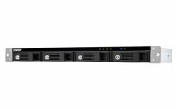 QNAP TR-004U Boîtier de disques de stockage Boîtier disque dur/SSD Noir, Gris 2.5/3.5" 