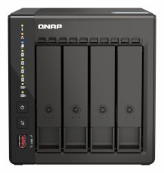 QNAP TS-453E NAS Tower Intel® Celeron® J6412 8 Go 0 To QNAP QTS Noir 