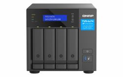 QNAP TVS-H474 NAS Tower Intel® Pentium® G7400 8 Go DDR4 0 To QuTS hero Noir 