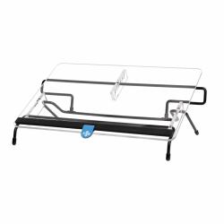 R-Go Tools Porte documents R-Go Flex Read, ergonomique, avec repose-poignet en mousse souple, acrylique transparent 