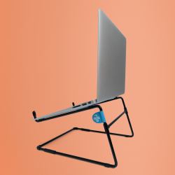 R-Go Tools Support pour ordinateur portable R-Go Steel Office, adapté pour 10-22 pouces, noir 