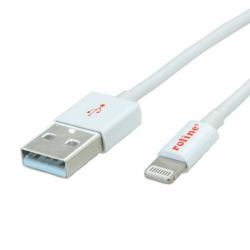 ROLINE Câble de charge et synchronisation pour appareils Apple à connecteur Lightning 1,8 m 
