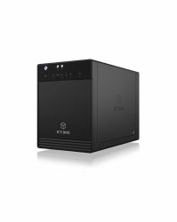 ICY BOX IB-3740-C31 Boîtier disque dur/SSD Noir 2.5/3.5" 