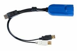 Raritan D2CIM-DVUSB-DP câble kvm Noir, Bleu 