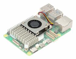 Raspberry Pi RPI5-ACOOL système de refroidissement d’ordinateur Carte-mère Refroidisseur d'air Argent 1 pièce[s] 