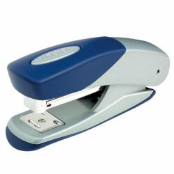 Rexel Agrafeuse demi-bande Matador argent/bleu 