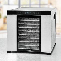 Rommelsbacher DA 1050 déshydrateur alimentaire Noir, Acier inoxydable 1000 W 