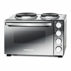 Rommelsbacher KM 3300 four et cuisinière Plaque de cuisson de table Electrique Plaque scellée Noir, Argent 