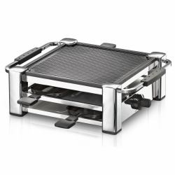 Rommelsbacher RCC 1000 raclette 4 personne[s] 1000 W Noir, Chrome 