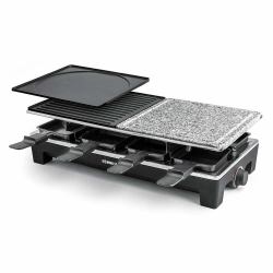 Rommelsbacher RCS 1350 raclette 8 personne[s] 1350 W Noir, Acier inoxydable 