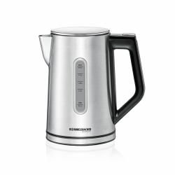 Rommelsbacher Wasserkocher WK 3000 bouilloire 1,7 L 3000 W Noir, Acier inoxydable 