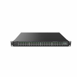 Ruijie Networks RG-NBS3100-48GT4SFP-P commutateur réseau Géré L2 Gigabit Ethernet [10/100/1000] Connexion Ethernet, supportant l'alimentation via ce port [PoE] Noir 