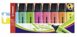 STABILO BOSS ORIGINAL marqueur 8 pièce[s] Pointe biseautée Multi 