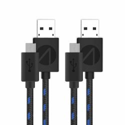 STEALTH Gaming SP-C10 câble USB 3 m USB A Micro-USB B Noir, Bleu 