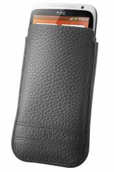 Samsonite Slim Classic Leather coque de protection pour téléphones portables Tire valise Gris 