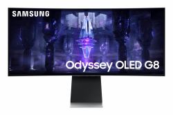 Samsung G85SB écran plat de PC 86,4 cm [34"] 3440 x 1440 pixels UltraWide Quad HD OLED Argent 