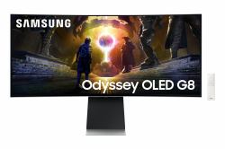 Samsung G85SD écran plat de PC 86,4 cm [34"] 3440 x 1440 pixels UltraWide Quad HD OLED Argent 