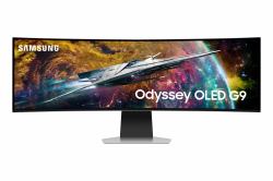 Samsung G95SC écran plat de PC 124,5 cm [49"] 5120 x 1440 pixels Dual QHD OLED Argent 