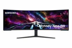 Samsung G95NC écran plat de PC 144,8 cm [57"] 7680 x 2160 pixels Dual UHD LED Noir, Blanc 