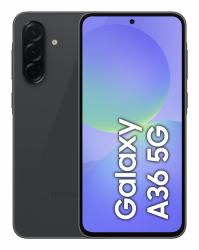 Samsung Galaxy A36 5G 17 cm [6.7"] Double SIM Android 15 USB Type-C 8 Go 256 Go 5000 mAh Noir 