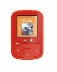 SanDisk SDMX28-016G-G46R lecteur et enregistreur MP3/MP4 Lecteur MP3 16 Go Rouge 